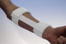 Klettvelours und Weichschaumverbundstoff für Bandagen als Breit-oder Streifenware